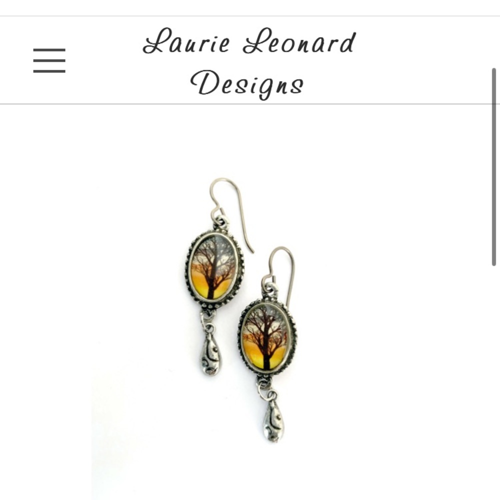 LAURA LEONARD DESIGNS Tree Of Life Earrings